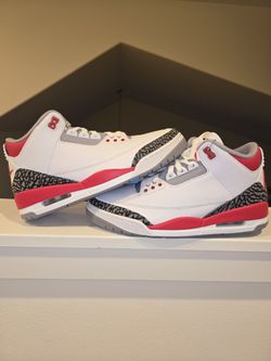 Jordan 3 Fire Red Size 9