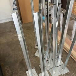 Stanchions To Support Roof AC Ductwork