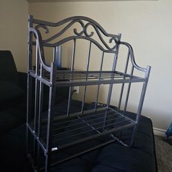 Black Metal Shelf