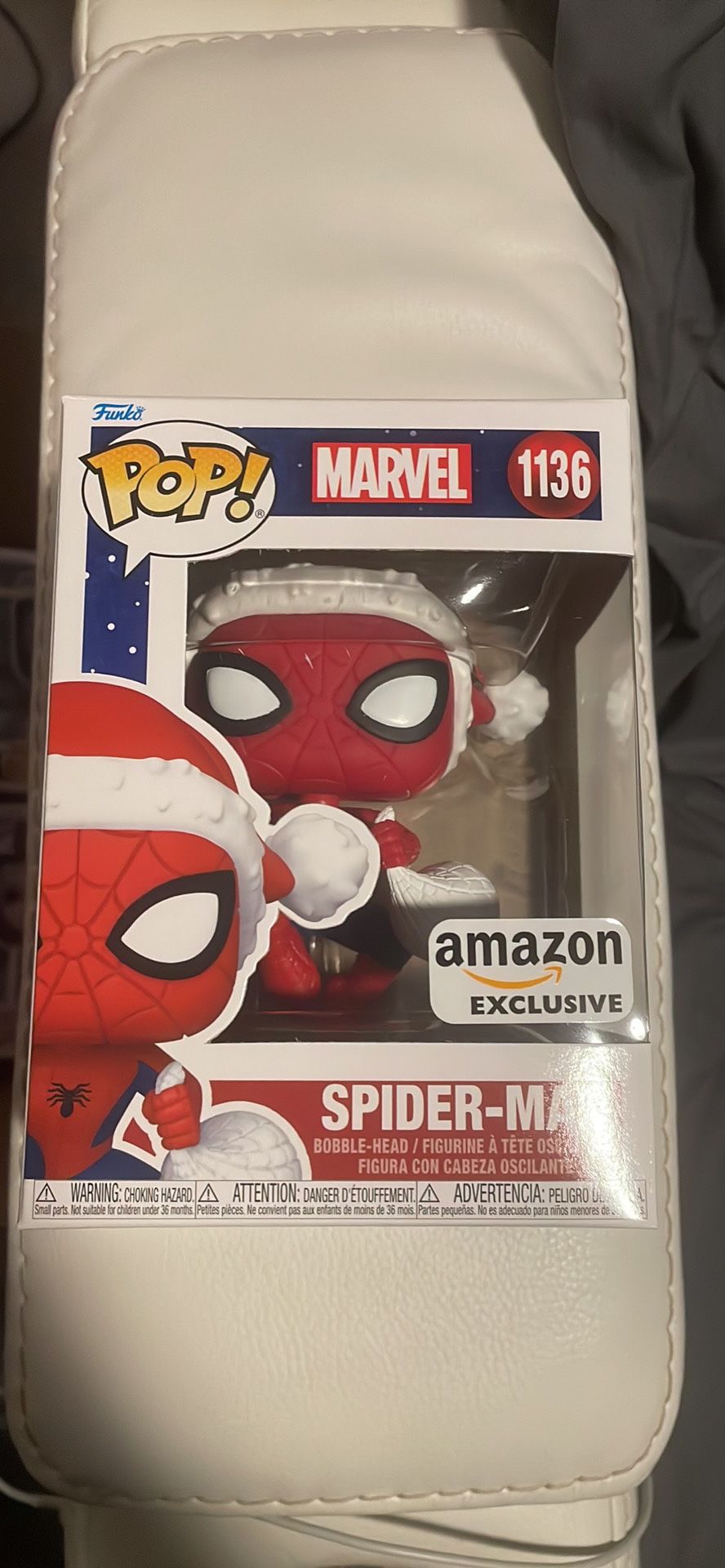 SpiderMan Holiday Amazon Exclusive Funko
