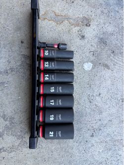 Milwaukee 3/8 impact sockets