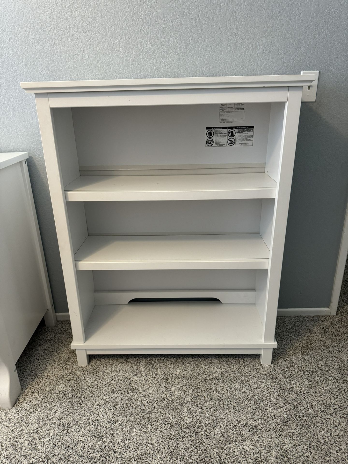 DaVinci Autumn Bookcase/Hutch in White Finish