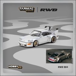 Tarmac Works 1:64 Porsche RWB 964 – Silver – Hobby64