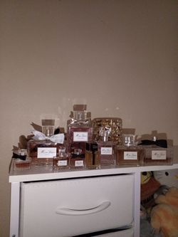 Dior Perfume Bottle Collection
