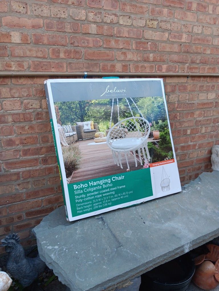 New In Box Hanging Chair