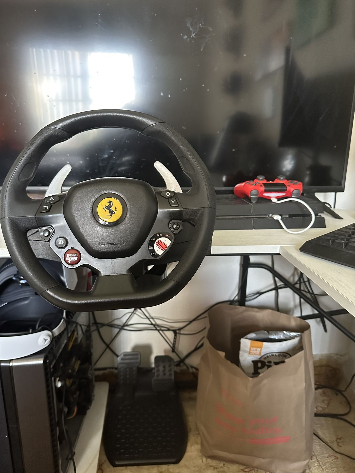 PS4, Games, Steering Wheel/Pedals