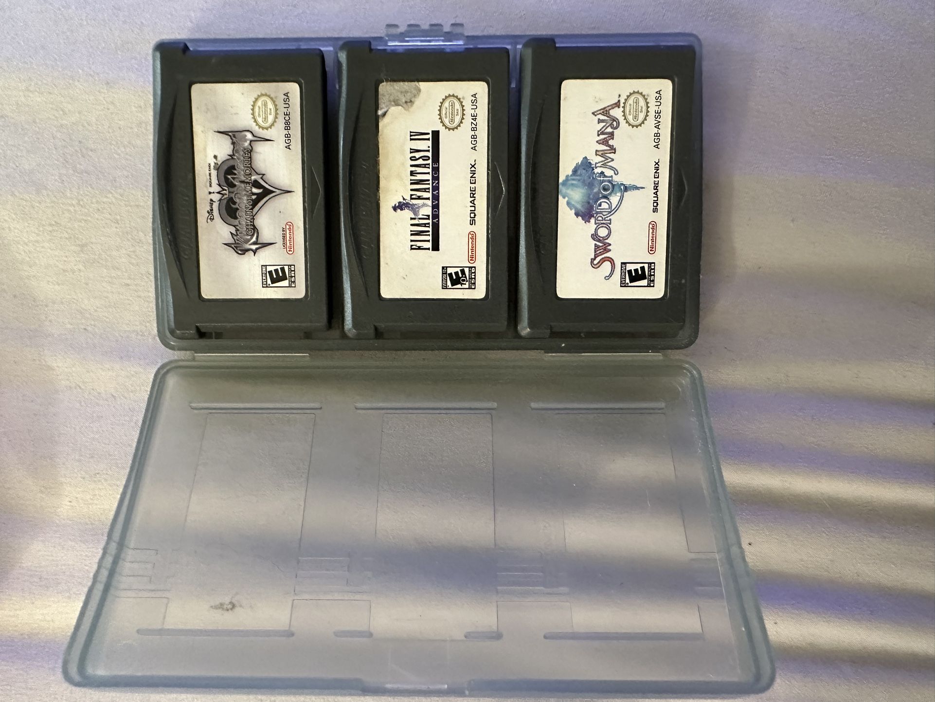 Gameboy Advance 3 Pc Rare Collection