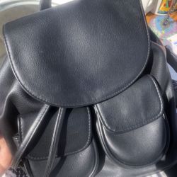 black backpack purse from target 