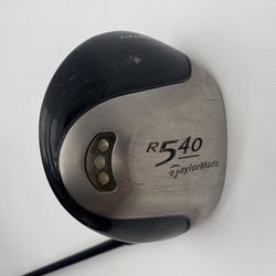 Taylormade R540 8.5° Driver S Flex Original R5 Shaft With Head Cover! 