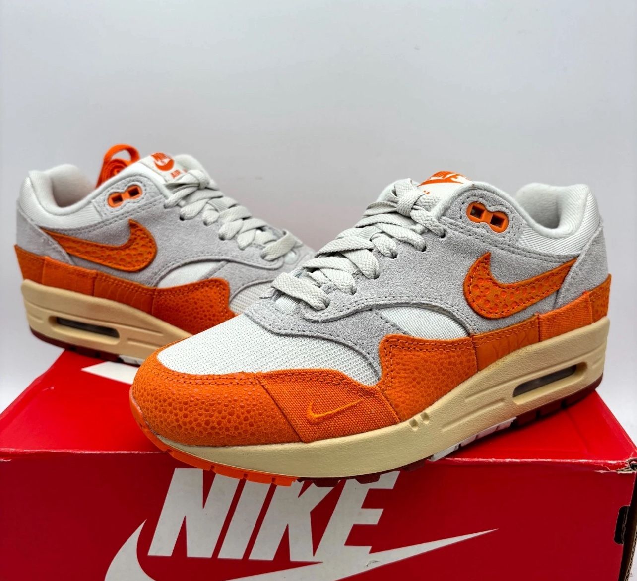 New Nike Air Max 1 Master Magma Orange Size 5 Women's DZ4709-001 athletic Shoes