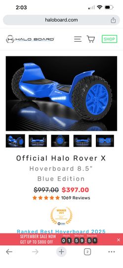 Halo Rover X Hoverboard
