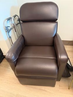 1 of 2 slim recliner and power lift chair
