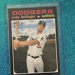 Cody Bellinger 2020 Topps Heritage SSP Missing Signature Variation #257 DODGERS