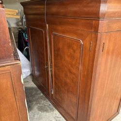 Antique Solid Wood Hutch / Cabinet