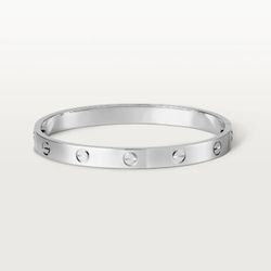 Silver Love Bracelet Silver Cuff 