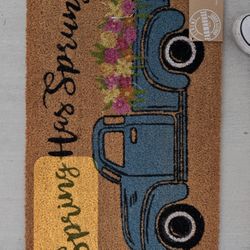 Spring Welcome Mat 