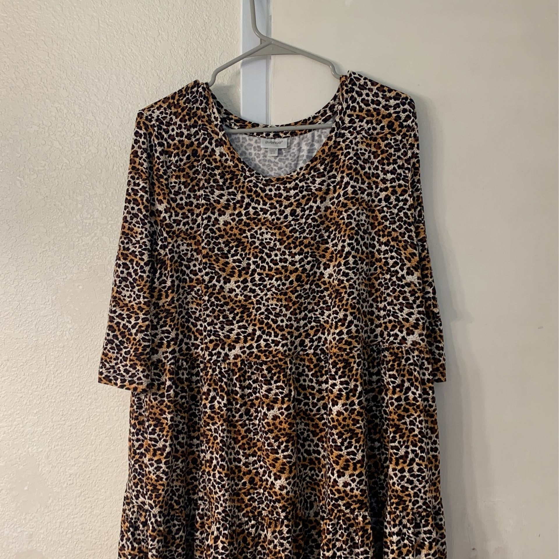 Women’s Leopard Tunic Shirt Top