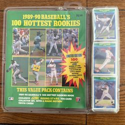 1989-90 Score Baseball's 100 Hottest Rookies 100 Card Set Factory Sealed New