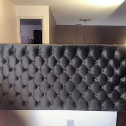 Queen Headboard And Wall Decor  
