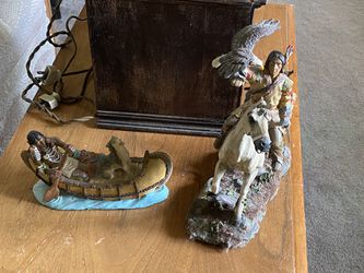 Native American Wind Chime And Figurines  Thumbnail