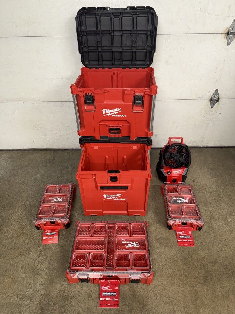 Milwaukee pack out kit $600