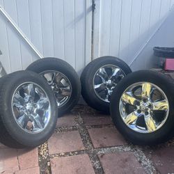 Four Nokian AT 20” Rims & Tires 
