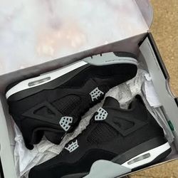Jordan 4 Black Canvas