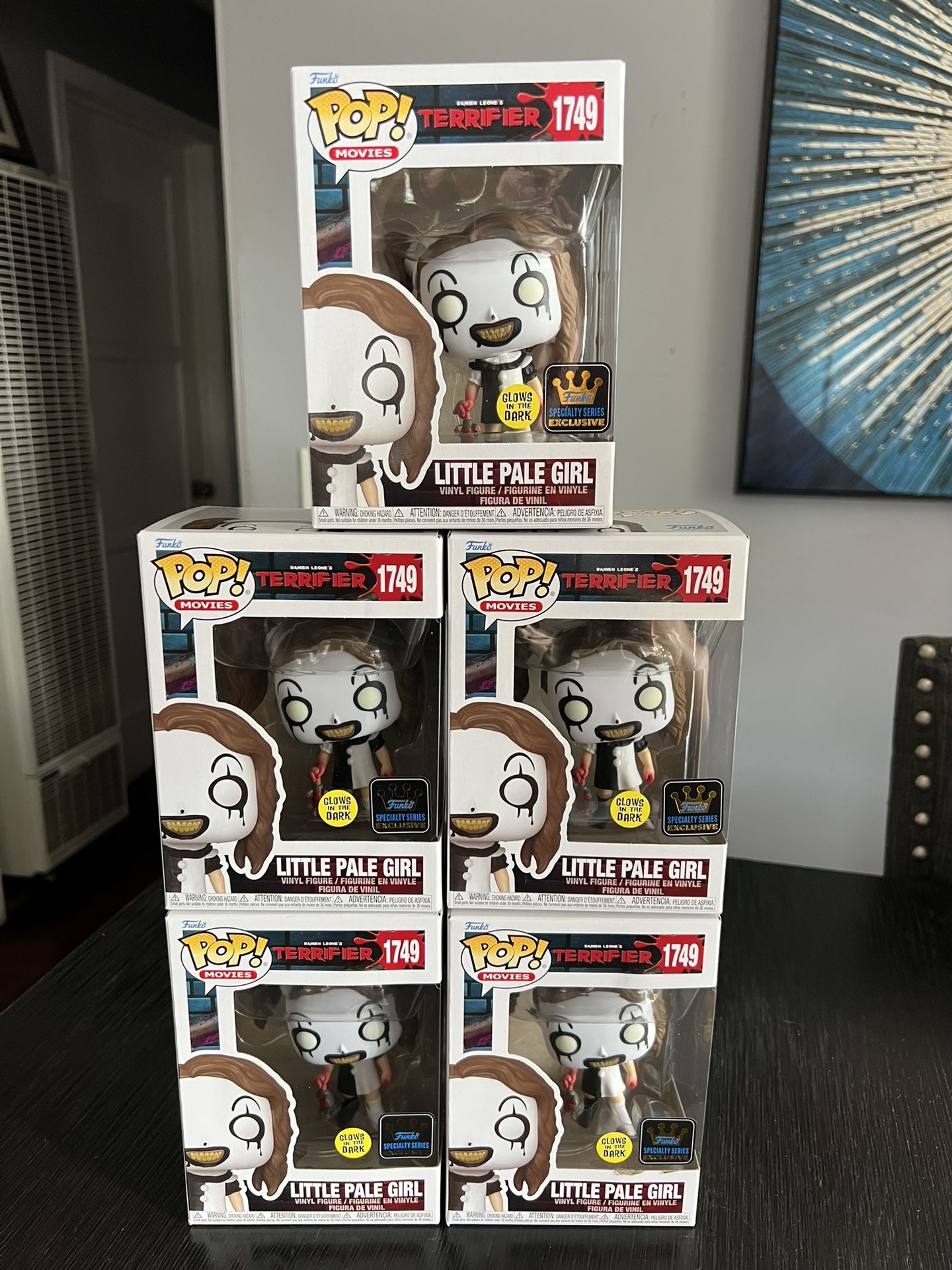 Terrifer Little Pale Girl Funko Pop! #1749 $30 Each!