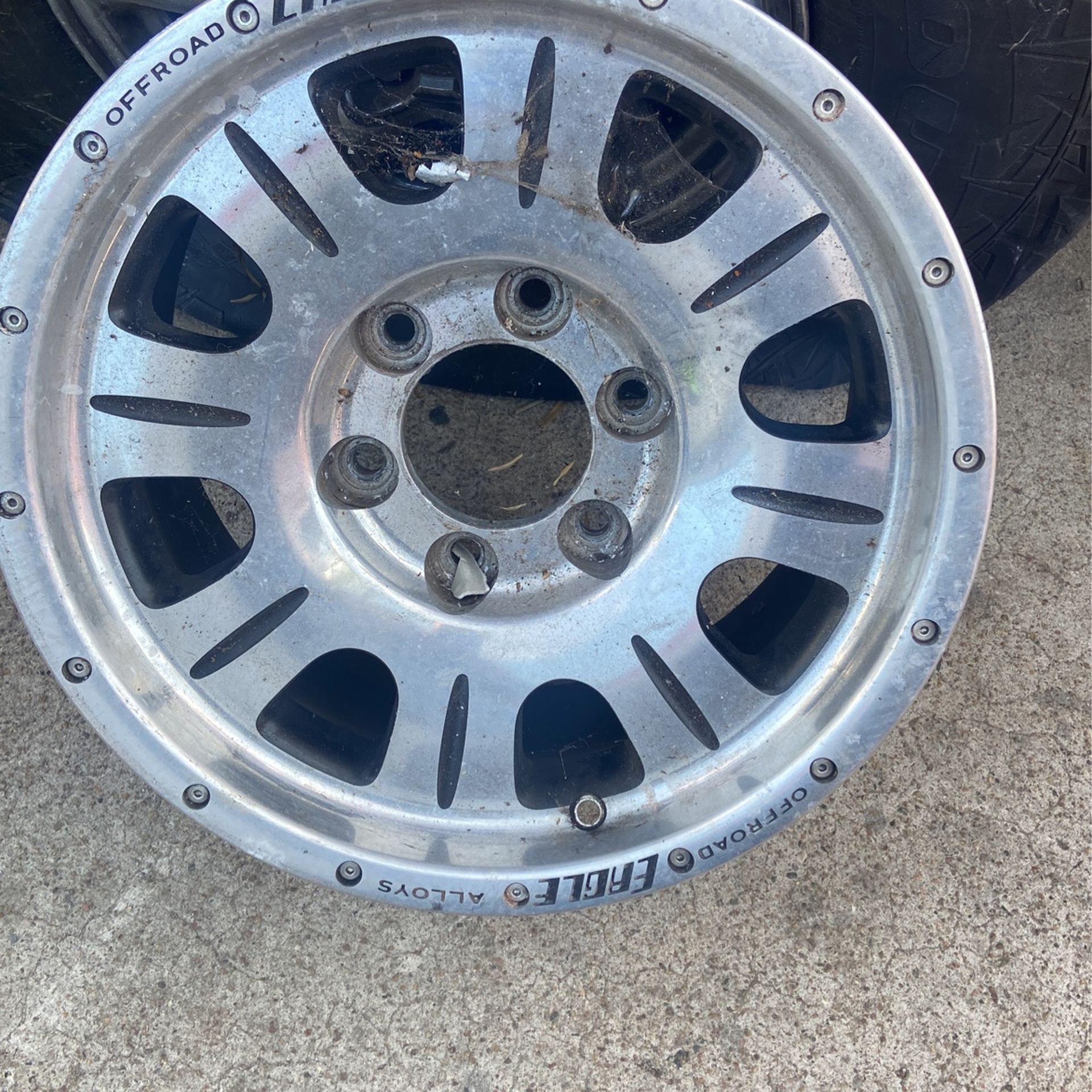 4 Rims Eagle Alloys Offroad Toyota Or Chevy for Sale in San Diego, CA ...