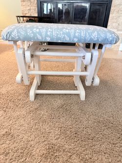 Glider ottoman