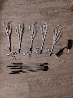 5 Pack Snowflake Pathway Lights