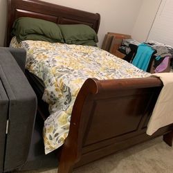 Queen Size, Box Spring, And mattress 