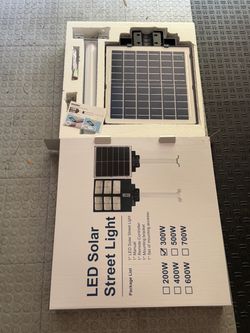 Brand New 300W Solar Street Light – Outdoor LED Light