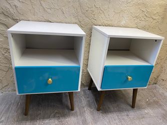Pair of Mid-Century Modern Nightstands - Local Delivery for a Fee - See My Other Items 😀