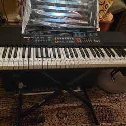 RockJam, 61-Key Portable Keyboard with Lightup Keys & Stand