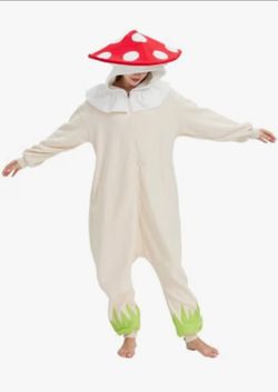 Adult mushroom onesie
