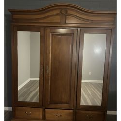 Solid Wood Armoire / Wardrobe 