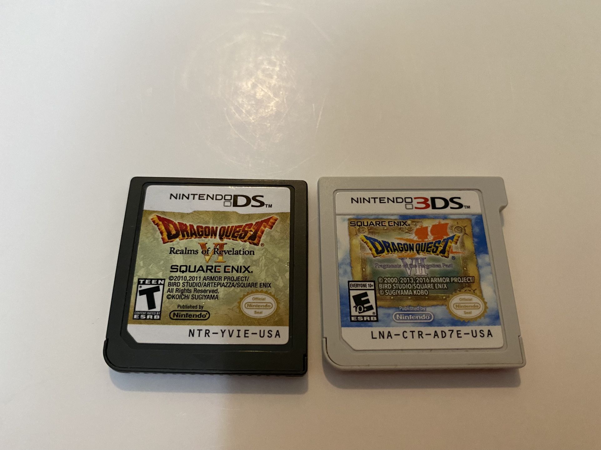 Nintendo DS Dragon Quest Games