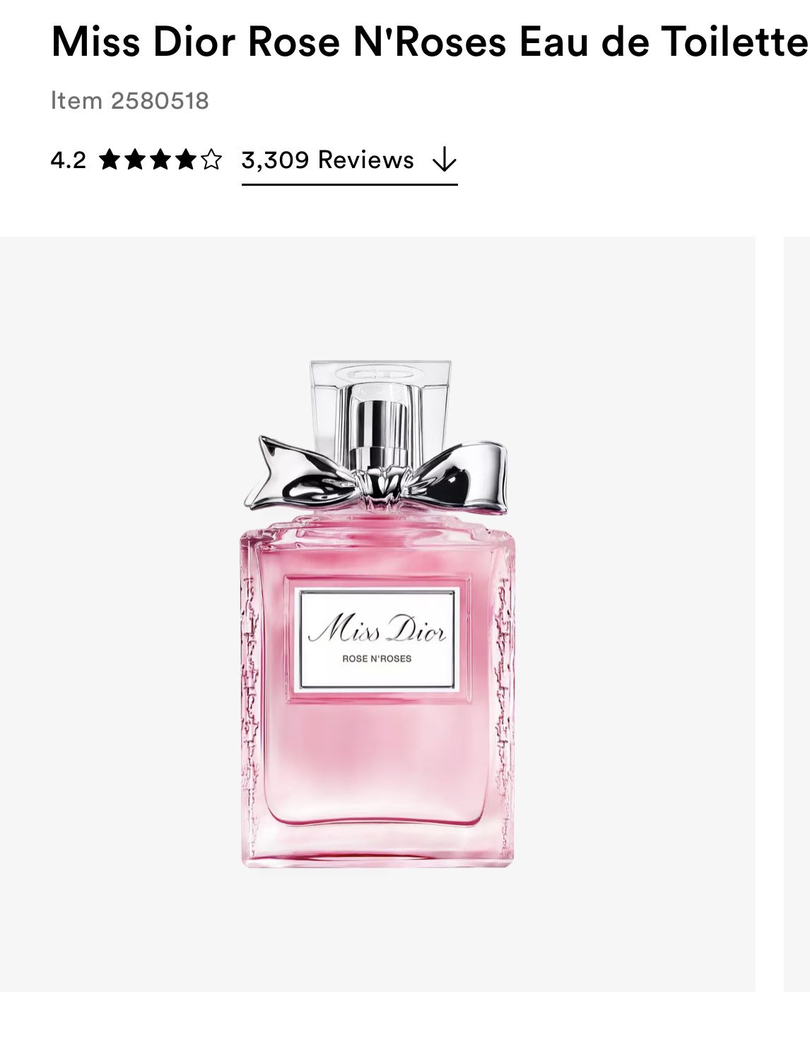 Perfume Dior Nuevo