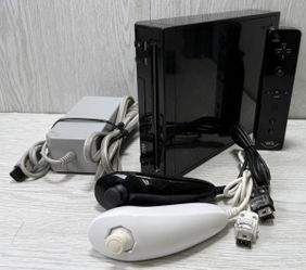 Nintendo Wii Black Console RVL-001 (A1G014933)