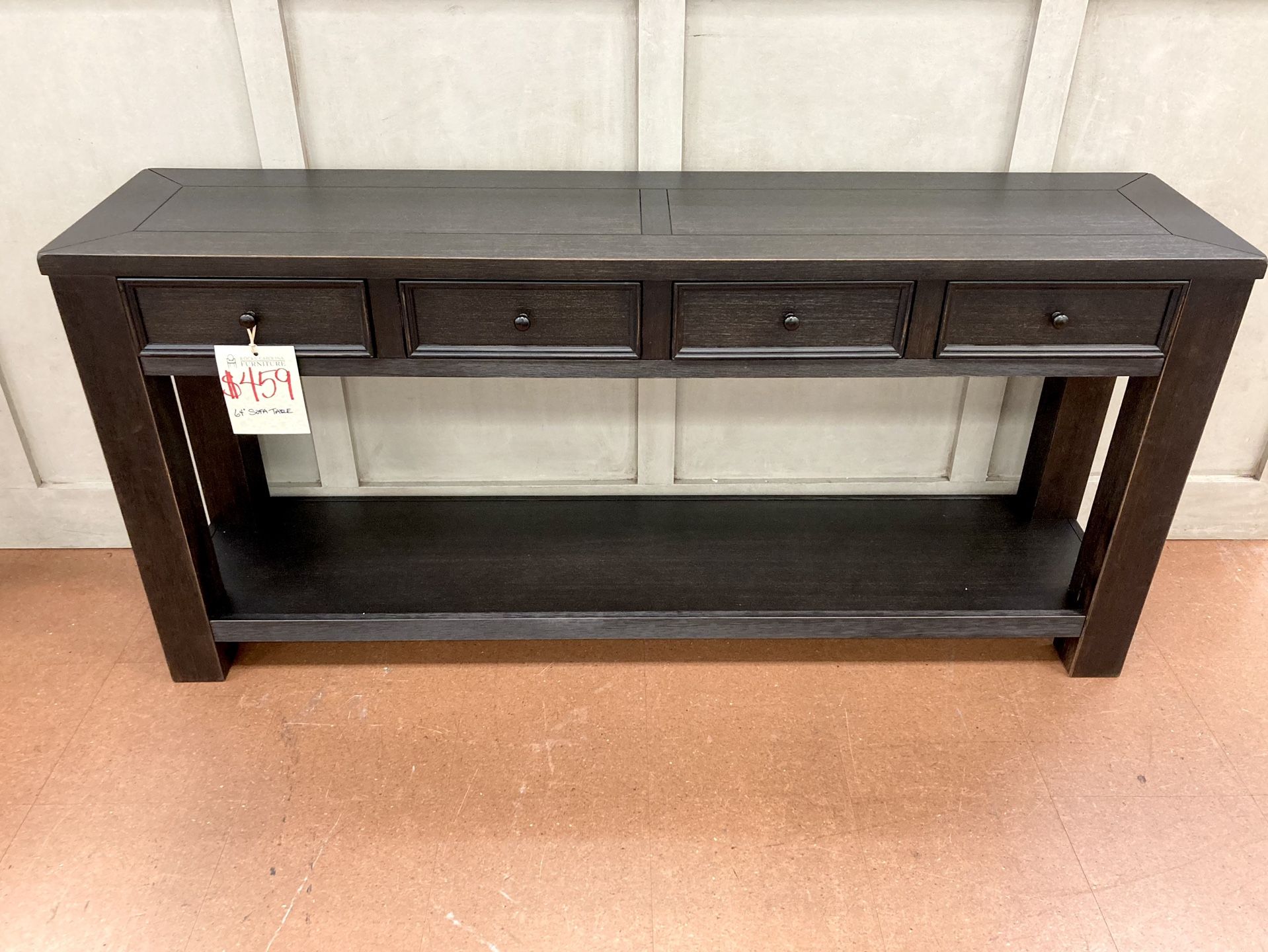 New 64” Black Sofa Table — SPECIAL