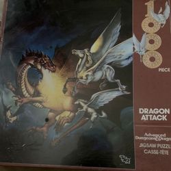 advanced dungeons & dragons jigsaw puzzle vintage brand new 