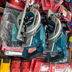 Makita 2x18 36v Wormdrive Circular Saw $185 Each Tool Only 