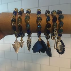 Weekly Lapis Lazuli Stone And Crystals With Religious Charms