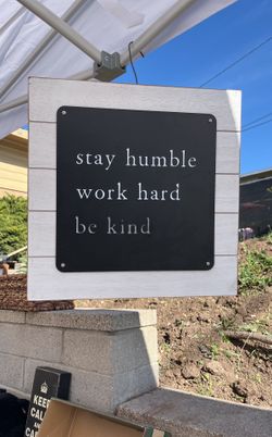 Stay Humble Sign