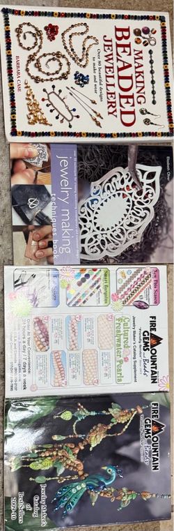 (4) Jewelry Making Books and Catalogs Lot