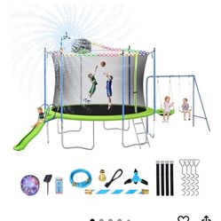 Trampoline Swing Set