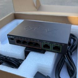 4-port Fast Ethernet PoE Switch