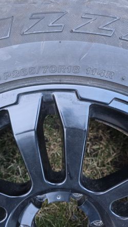 Blizzak Tires And Wheels 265/70/18