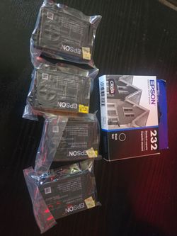 Epson 232 black and colored ink cartridges